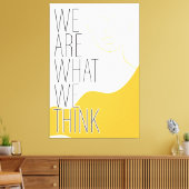 De Verrekte Druk van het Canvas met Inspirerend Be Afdruk (Insitu (Woonkamer))