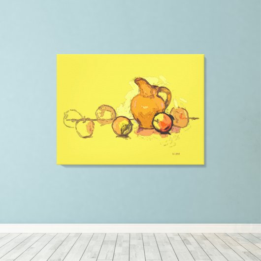 De Verrekte Druk van het Canvas "#STL-3d" (Insitu (Houten vloer))