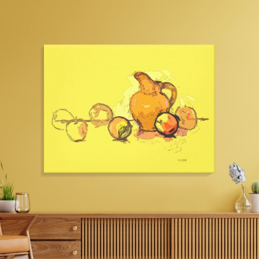 De Verrekte Druk van het Canvas "#STL-3d" (Insitu (Woonkamer))