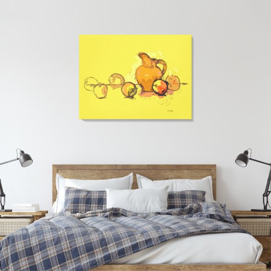 De Verrekte Druk van het Canvas "#STL-3d" (Insitu (Slaapkamer))