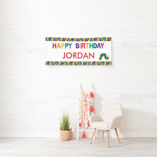 De Verrekte Hongerige Rups Verjaardag Spandoek (Insitu)