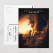De verrezen Christus die aan Maria verschijnt Briefkaart (Voorkant / Achterkant)