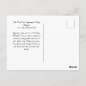 De verrezen Christus die aan Maria verschijnt Briefkaart (Achterkant)