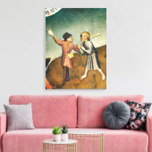 De verrijking van de Magi, detail van de Canvas Afdruk (Insitu (Woonkamer))