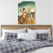 De verrijking van de Magi, detail van de Canvas Afdruk (Insitu (Slaapkamer))