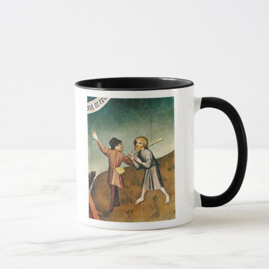 De verrijking van de Magi, detail van de Mok (Rechts)