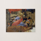 De verrijking van de Magi, detail van het schilder Legpuzzel (Horizontaal)