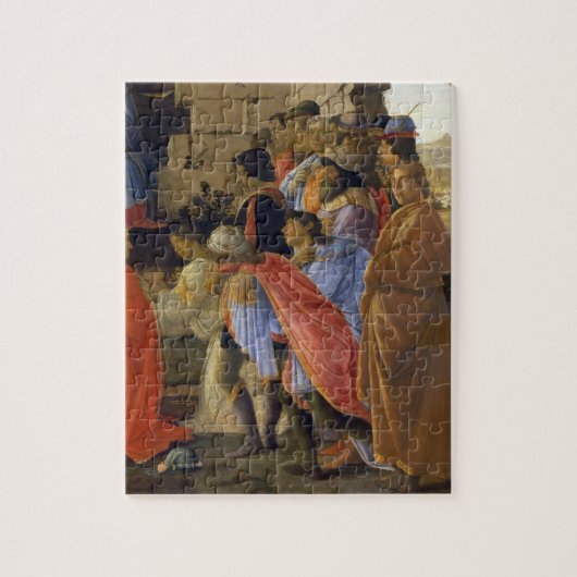 De verrijking van de Magi, detail van het schilder Legpuzzel (Verticaal)