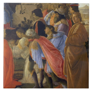 De verrijking van de Magi, detail van het schilder Tegeltje