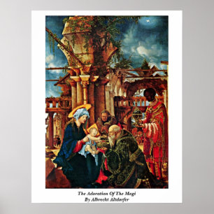 De verrijking van de Magi door Albrecht Altdorfer Poster