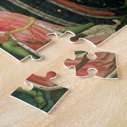 De verrijking van de Magi (olie op het paneel) Legpuzzel (Zijkant)