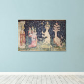 De verrijking van het beest canvas afdruk (Insitu (Houten vloer))