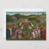 De verrijking van het mystieke lampje, het gehenta bedankkaart (Voorkant)