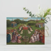 De verrijking van het mystieke lampje, het gehenta bedankkaart (Staand voorkant)