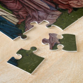 De verrijking van het mystieke lampje, het gehenta legpuzzel (Zijkant)