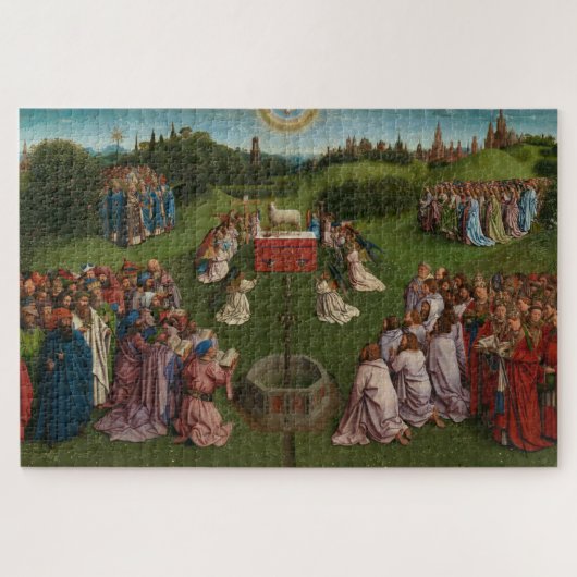 De verrijking van het mystieke lampje, het gehenta legpuzzel (Horizontaal)