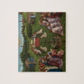 De verrijking van het mystieke lampje, het gehenta legpuzzel (Verticaal)