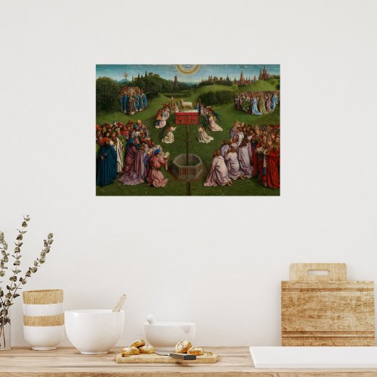 De verrijking van het mystieke lampje, het gehenta poster (Keuken)