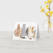 De verrukkelijke kaart van de hondennota (Gele Bloem)