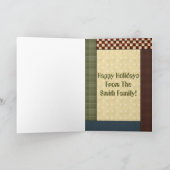 De Verrukkingen van de peperkoek: Wenskaart Feestdagen Kaart (Binnen)