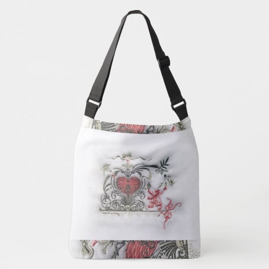 De verrukte Bos Grote Zak Crossbody Crossbody Tas (Voorkant)