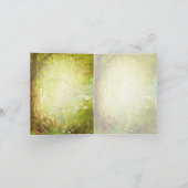 De verrukte BosScène dankt u Bedankkaart (Binnen)