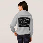 "De Verschijning" kinderen kunst hoodie (Achterkant volledig)