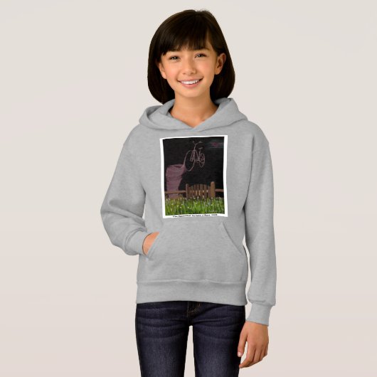 "De Verschijning" kinderen kunst hoodie (Voorkant volledig)