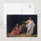 De verschijning van Christus aan Mary Magdalene Briefkaart (Voorkant / Achterkant)