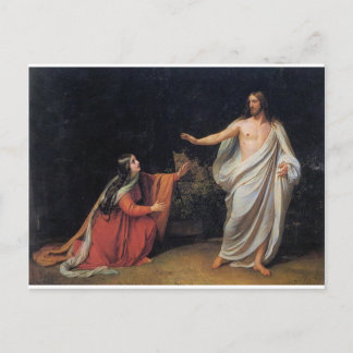 De verschijning van Christus aan Mary Magdalene Briefkaart