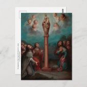 De verschijning van de Maagd van El Pilar Briefkaart (Voorkant / Achterkant)