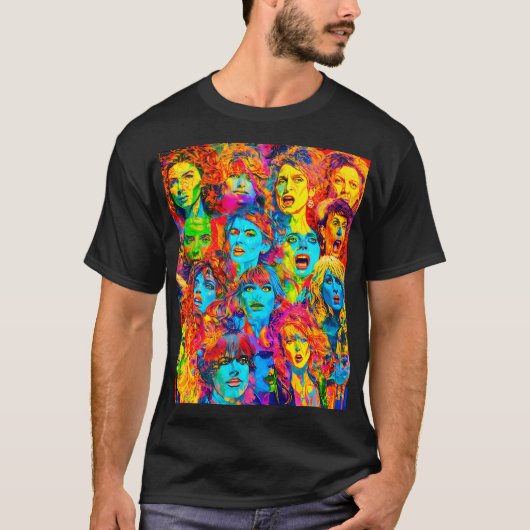 De verschillende reacties van vrouwen t-shirt (Voorkant)