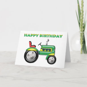 De verschrikkelijk Verjaardag van de Tractor Kaart