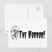 De verschrikking! Freaky Girl Briefkaart (Voorkant / Achterkant)