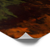 De verschrikking van de pompoen | AI Art Poster (Hoek)