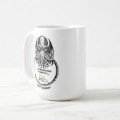 De verschrikkingen houden aan  koffiemok (Voorkant links)