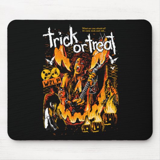 De verschrikkingen van Halloween Trick or treat Muismat (Voorkant)