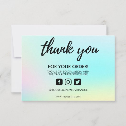 De Verschuiving van de kleur Dank u Media Tussenvo (Voorkant)