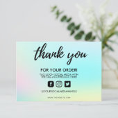 De Verschuiving van de kleur Dank u Media Tussenvo (Staand voorkant)