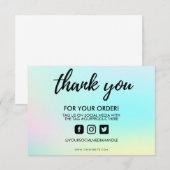 De Verschuiving van de kleur Dank u Media Tussenvo (Voorkant / Achterkant)