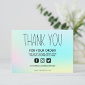 De Verschuiving van de kleur Dank u Media Tussenvo (Staand voorkant)