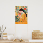 De verse granaatappel poster (Keuken)