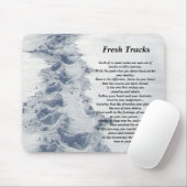 De Verse Sporen van inspirerend Giften Muismat (Met muis)