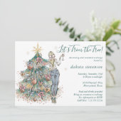 De Versiering van de Boom en de Versiemening van d Kaart (Staand voorkant)