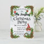 De versiering van de  kaart (Staand voorkant)