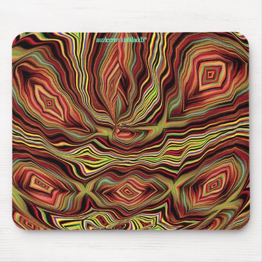 De Verslaafde Mousepad van de kleur Muismat (Voorkant)