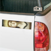 De versleten soep (Angelic Young Religious Woman) Bumpersticker (Op Truck)