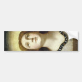 De versleten soep (Angelic Young Religious Woman) Bumpersticker (Voorkant)