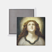 De versleten soep (Angelic Young Religious Woman) Magneet (Voorkant / Achterkant)