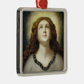 De versleten soep (Angelic Young Religious Woman) Metalen Ornament (Rechts)